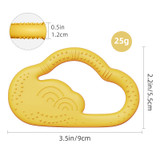 baby silicone chew toy lightweight travel teether