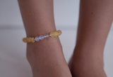 Adjustable Cancer Zodiac Bracelet for Boys and Girls – Handmade Baltic Amber Jewellery with Natural Moonstone Beads, a Safety-Style Screw Clasp and Adjustable Length from 15 to 19 cm