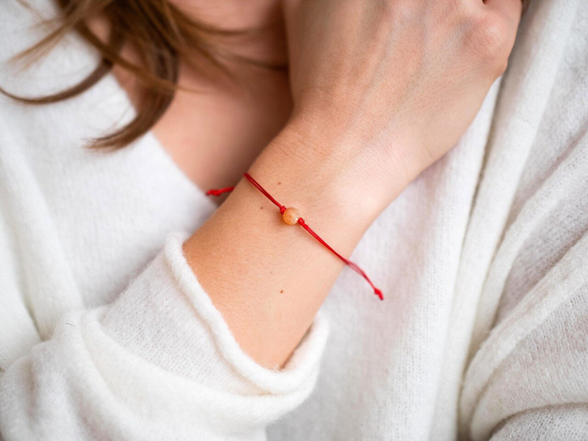 DIY How to make red string lucky bracelets 