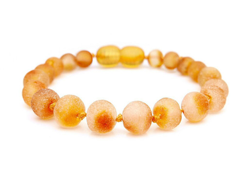 Honey raw amber teething bracelet