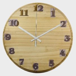 Premium wooden wall clock-elegant home and office decor