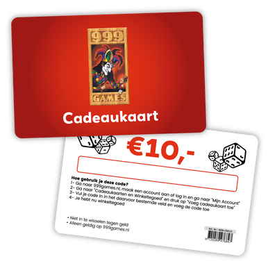 999 Games cadeaukaart 10 euro