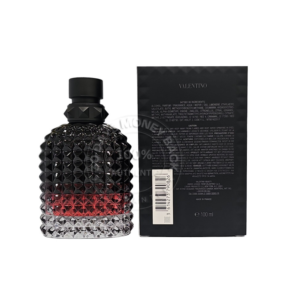 Valentino Uomo Born In Roma Intense EDP 3.4 oz / 100 ml Spray for
