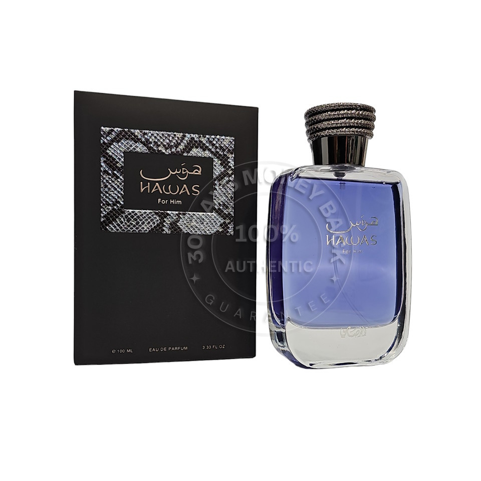 Rasasi Hawas For Him Eau De Parfum 3.3 oz / 100 ml Spray For Men