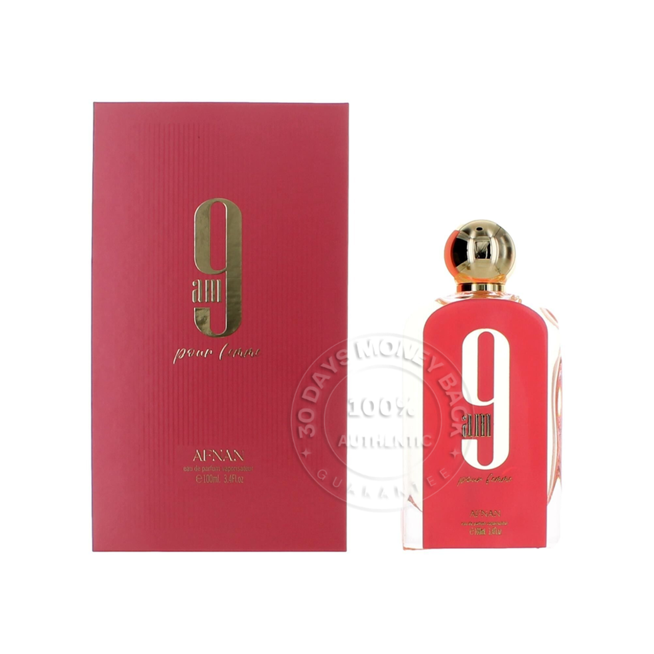 Afnan 9 am Pour Femme Eau De Parfum 3.4 oz / 100 ml Women