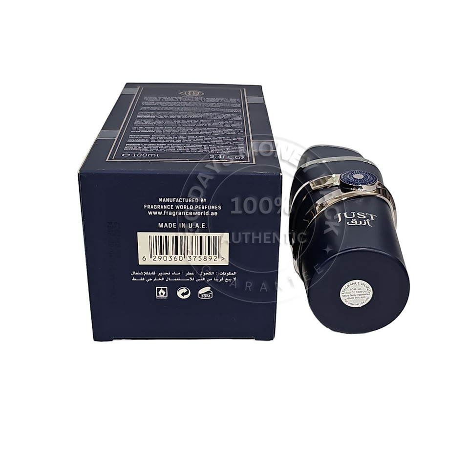 Just Azraq by Fragrance World Eau De Parfum 3.4 oz / 100 ml For