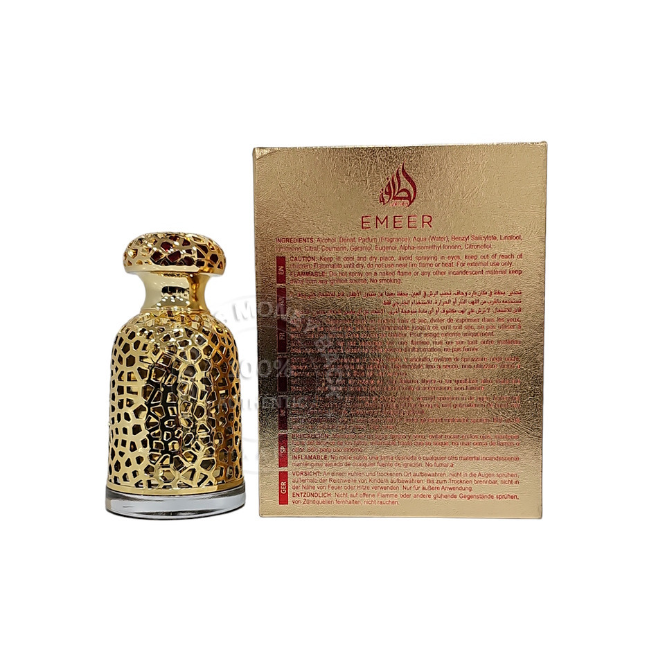 Lattafa Emeer Eau De Parfum 3.4 oz/ 100 ml Spray For Unisex