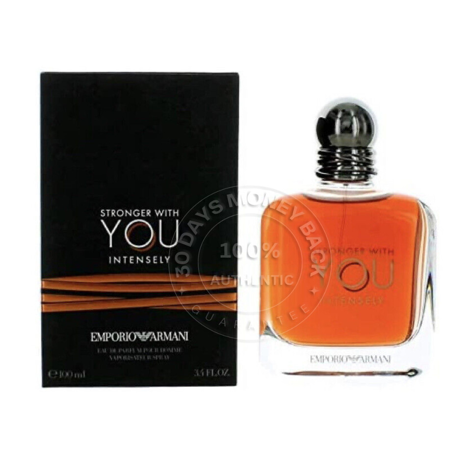 EMPORIO ARMANI STRONGER WITH YOU INTENSELY 3.4 EDP SP FOR MEN