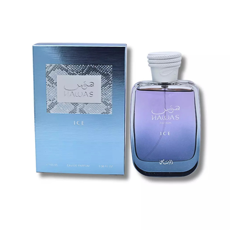Hawas Ice by Rasasi 3.4 oz / 100 ml EDP Spray For Men