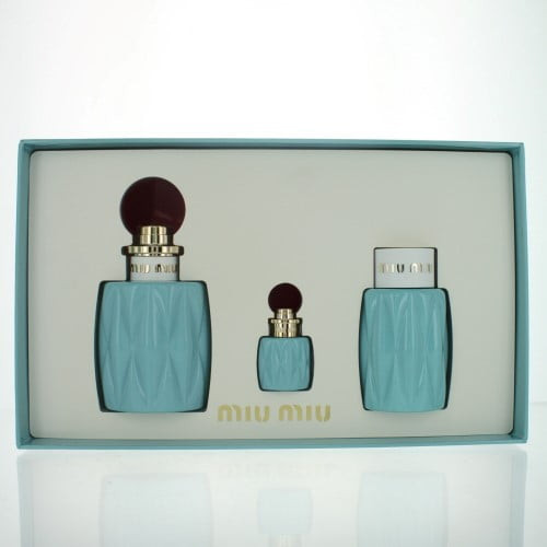 新品　Miu Miu オードパルファム 3点ギフトセット　値下げ可能 Miu-Miu-Eau-De-Parfum-3-Piece-Gift-Set-For-Women-MMGS3