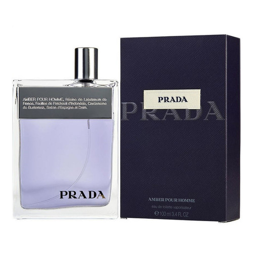 Prada Amber Pour Homme Eau de Toilette 3.4 oz / 100 ml For Men