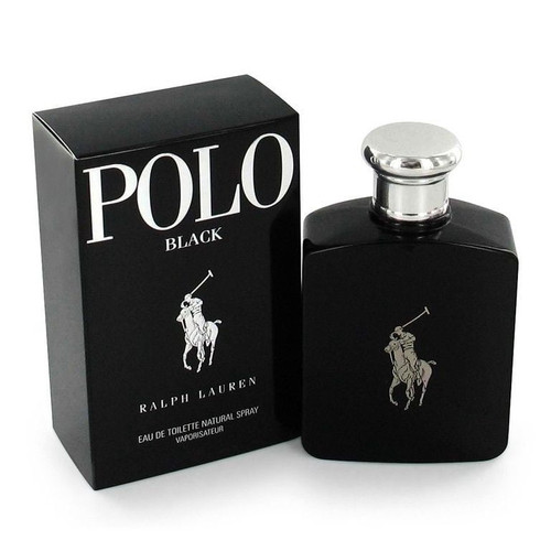 POLO BLACK Eau De Toilette For Men By Ralph Lauren 4.2 oz *NEW IN BOX*-RL4012
