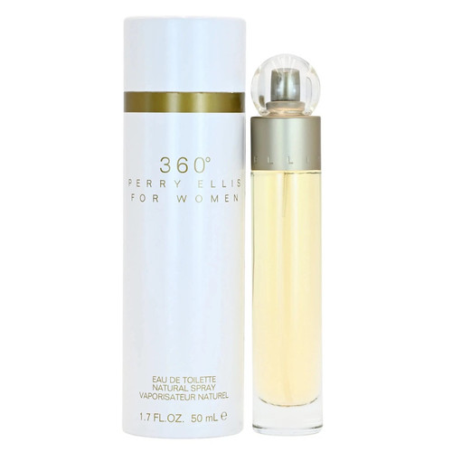 PERRY ELLIS 360 For Women Eau de Toilette Spray 1.7 oz / 50 ml New In Box