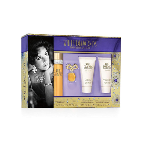 White Diamonds By Elizabeth Taylor 4PCS Gift Set For Women