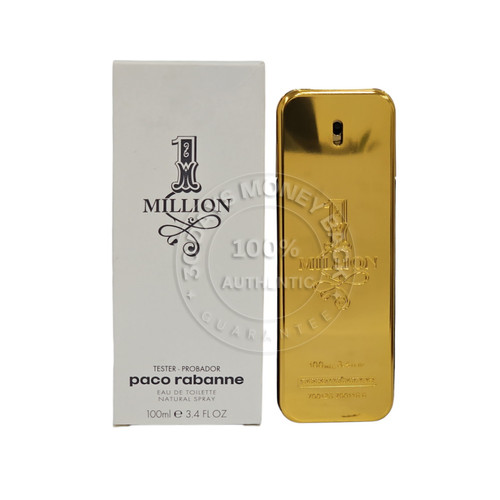 Paco Rabanne 1 million EDT  3.4 oz / 100 ml Spray for Men - (White Box)