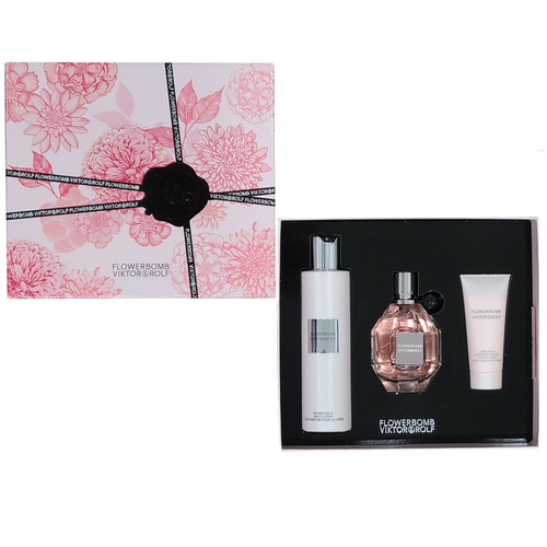 Victor & Rolf Flower bomb Eau de Parfum 3PCS Gift Set For Women