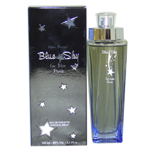 New Brand Blue Sky Eau de Toilette 3.3 oz / 100 ml Spray For Men 