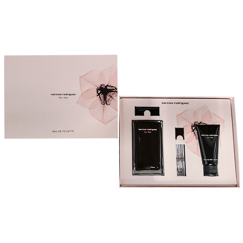 Narciso Rodriguez For Her Eau de Toilette 3PCS Gift Set For Women