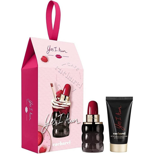 Yes I Am 2 PC Perfume Gift Set By Cacharel EDP & Body Lotion