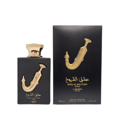 Ishq Al Shuyukh Gold by Lattafa EDP 3.4 OZ / 100 ml Spray For Unisex