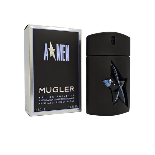Angel (A*Men) By Mugler 1.6 oz / 50 ml EDT Refillable Rubber Men's Spray 
