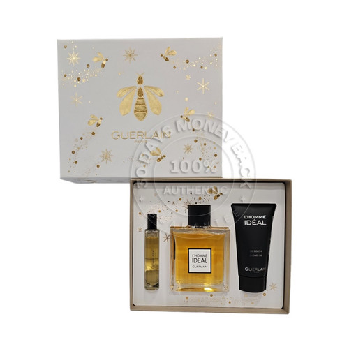 Guerlain L'homme Ideal Eau De Toilette 3 PCS Gift Set For Men