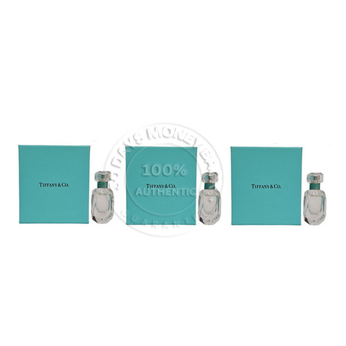 Tiffany & Co Eau De Parfum 0.17 oz / 0.5 ml Splash For Women (Pack of 3)