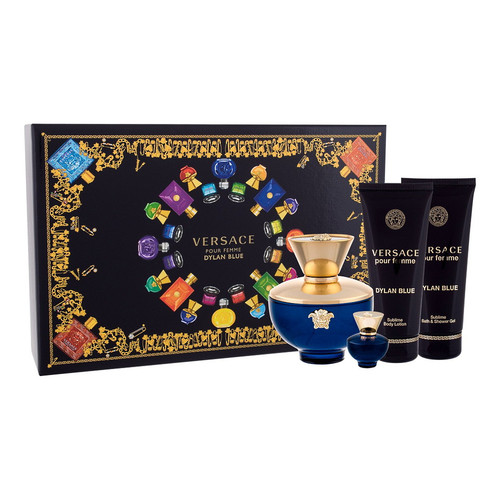 Versace Dylan Blue Pour Femme EDP 4 PCS Women Gift Set 