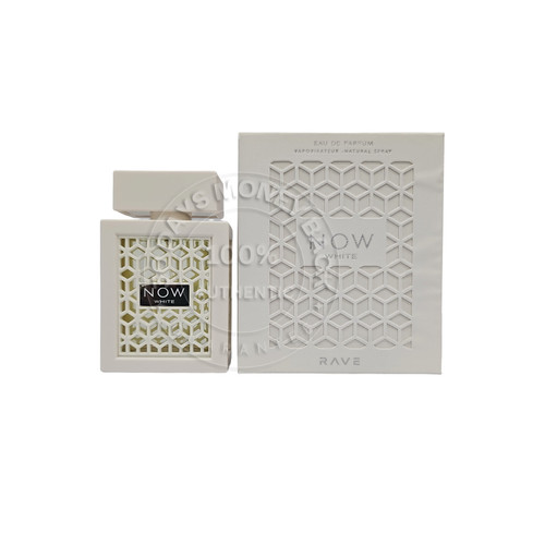 Lattafa Rave Now White 3.4 oz / 100 ml Unisex Eau De Parfum Spray 
