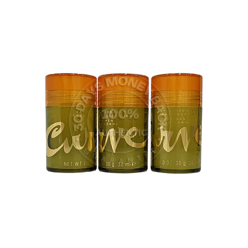 Curve by Liz Claiborne 1 oz / 30 g Men's Daily Deodorant Stick (Pack of 3)
