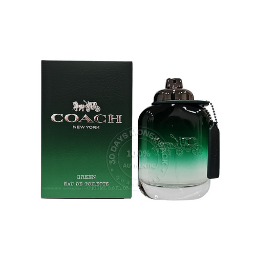 Coach New York Green Eau De Toilette 3.3 oz/ 100 ml Spray For Men