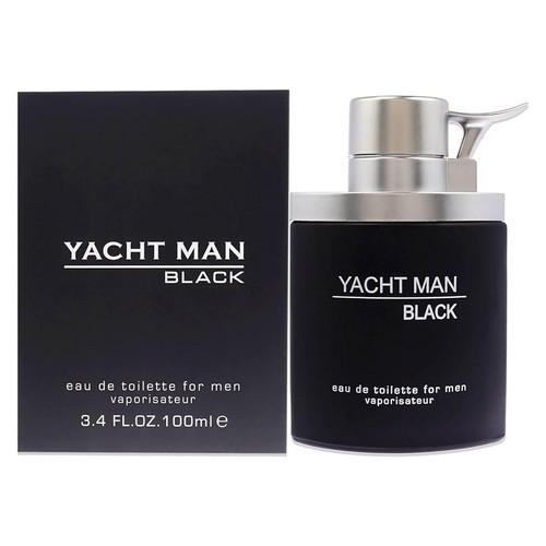 Myrurgia Yacht Man Black Eau De Toilette 3.4 oz/ 100 ml Spray For Men