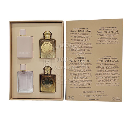 Burberry Coffret 4 Piece Mini Splash Women's Gift Set (NEW)