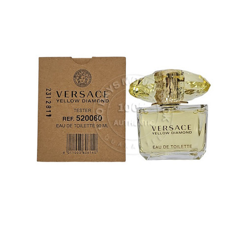 Versace Yellow Diamond Eau De Toilette 3.0 oz Spray For Women ( As Shown)