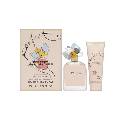 Marc Jacobs Perfect Women 3.3 oz EDP Spray &  Body Lotion 2.5 oz 