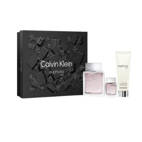 Calvin Klein Euphoria Men Eau De Toilette 3PC Gift Set For Men