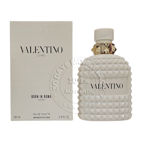 Valentino Uomo Born in Roma Ivory EDT 3.4 oz / 100 ml Spray For Men Valentino Uomo Born in Roma Ivory EDT 3.4 oz / 100 ml Spray For Men