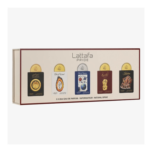 Lattafa Pride Collection No.3 Gift Set Eau De Parfum 5 x 20ml Spray