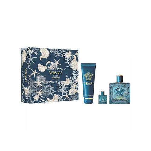 Versace Eros Eau de Toilette 3 Pcs Gift Set For Men