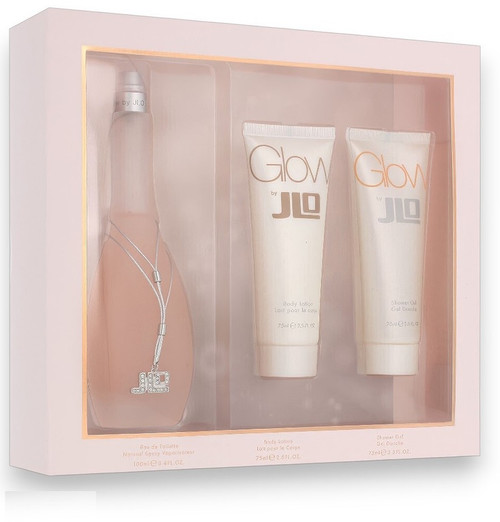 Jennifer Lopez GLOW 3PC Women's Eau De Toilette Gift Set