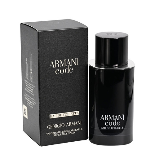 Giorgio Armani Code Eau De Toilette 2.5 oz / 75 ml Spray For Men (Refillable)