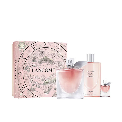 Lancome La Vie Est Belle EDP 3Piece Gift Set (EDP 100ml  + B/M 200ml + EDP 4ml)