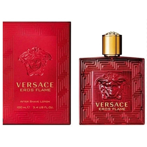 Versace EROS FLAME 3.4 oz / 100 ml AFTER SHAVE LOTION  Splash for Men NEW!