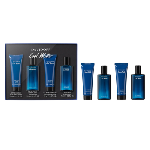 Davidoff Coolwater 4 Piece Eau De Toilette Gift set for Men
