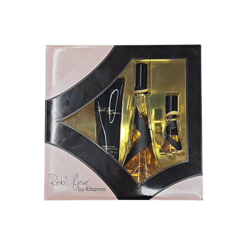 Rihanna Reb'l Fleur Eau De Parfum 3 Pcs Gift Set For Women