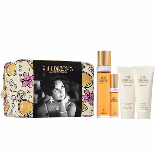 White Diamonds by Elizabeth Taylor 4 Pc Eau De Toilette Gift Set