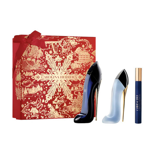 Carolina Herrera Good Girl 3-Piece Set (2.7 oz EDP + Mini + Hair Mist)