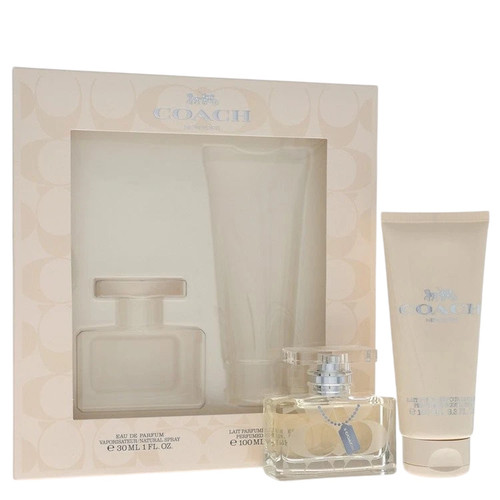 Coach Signature 2PC Gift Set 1 oz EDP Spray + 3.3 oz Body Lotion For Women