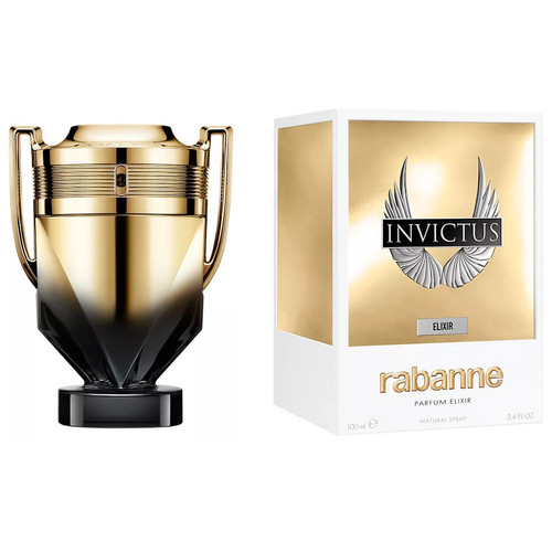 Paco Rabanne Invictus PARFUM ELIXIR 3.4 oz / 100 ml Spray For Men 
