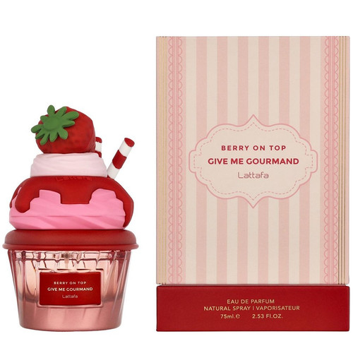 Lattafa Give Me Gourmand Berry On Top EDP 2.53 oz / 75 ml Unisex Spray